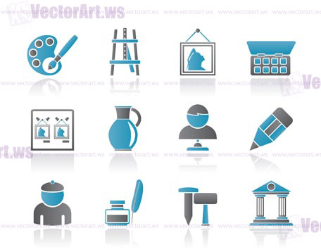 456x358 Fine Art Objects Icons