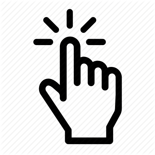 512x512 Click, Cursor, Finger, Hand, Press, Tap Icon