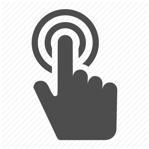 512x512 Click, Double, Finger, Gesture, Hand, Tap, Touch Icon