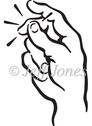 311x425 Quick Finger Snap Hands Stock Vector Art Icon