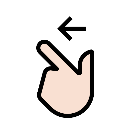 512x512 Finger Swipe Left, Swipe, Vertical Icon Png And Vector For Free