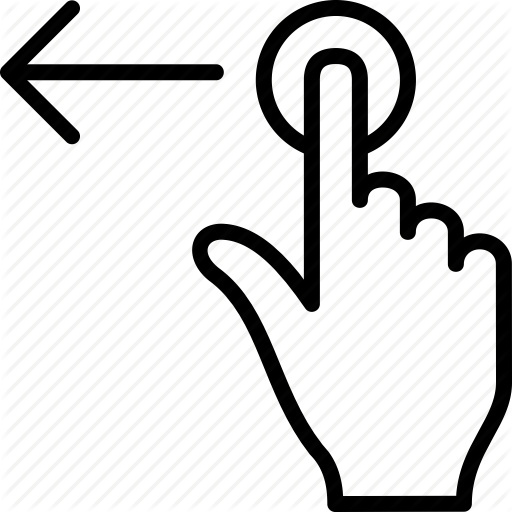 512x512 Left, Swipe, Touch Icon