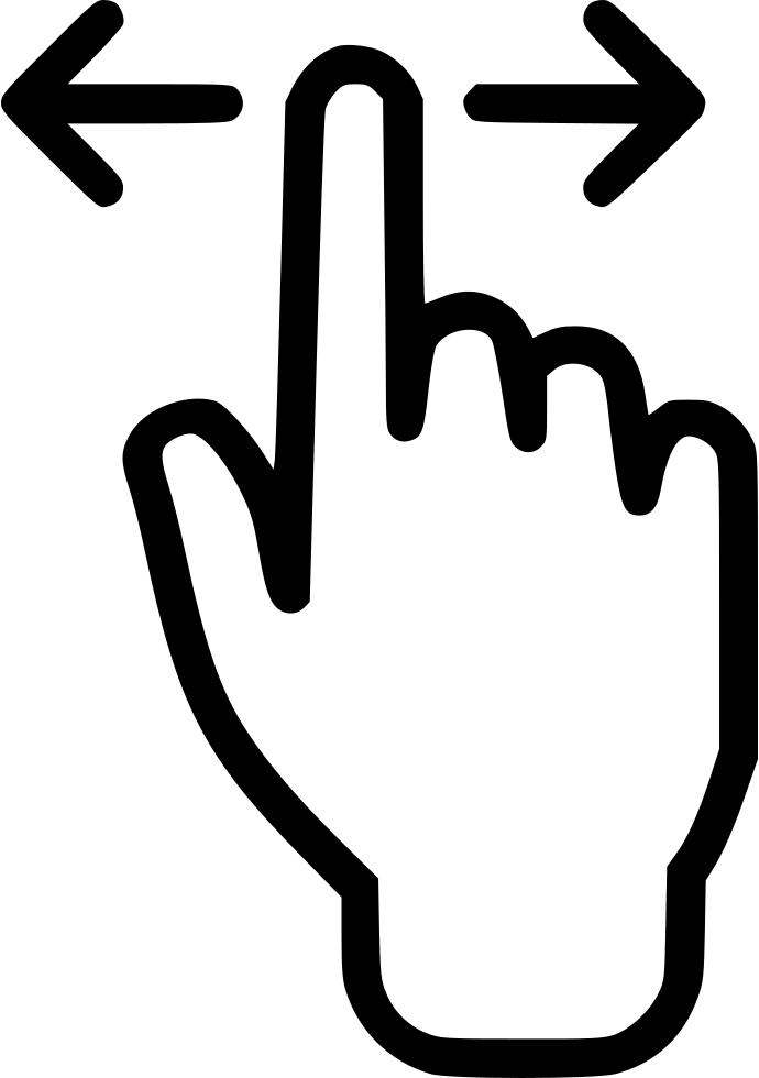690x980 Swipe Double Hand Finger Png Icon Free Download