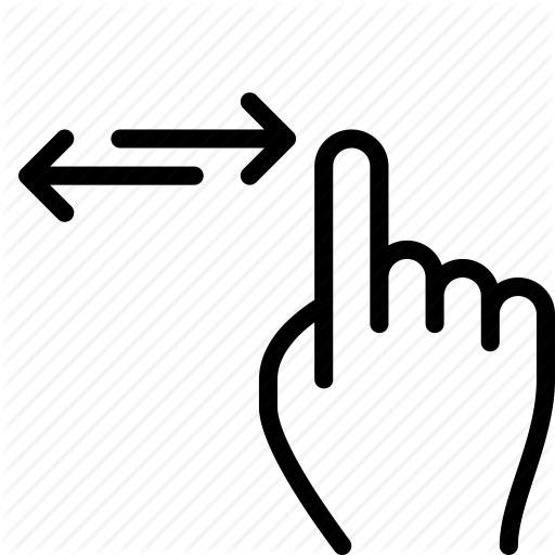 512x512 Finger, Gesture, Hand, Swipe, Touch Icon