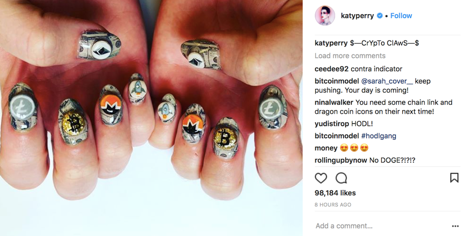 1536x768 Katy Perry Posts Instagram Photo Of Her Cryptocurrency Nail Paint