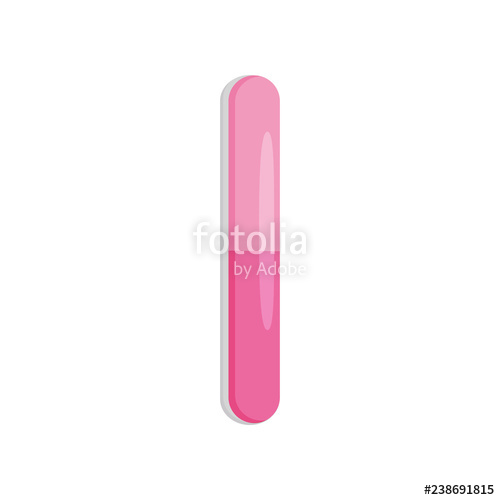 500x500 Bright Pink Nail Buffer Manicure Tool Instrument For Polishing
