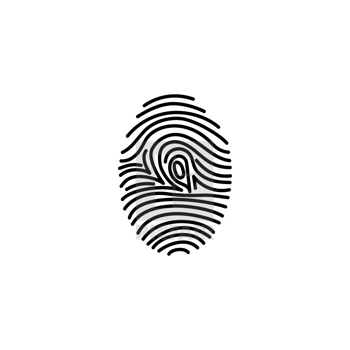 1120x1120 Fingerprint Icon Identification