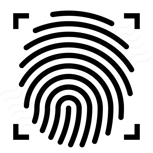 512x512 Iconexperience I Collection Fingerprint Scan Icon