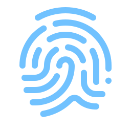 256x256 Fingerprint Icon