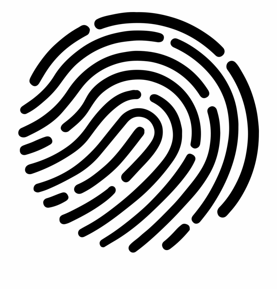920x958 Finger Print Png
