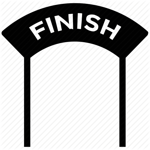 512x512 Finish, Finish Line, Finish Race, Finish Sign, Finish Signboard Icon