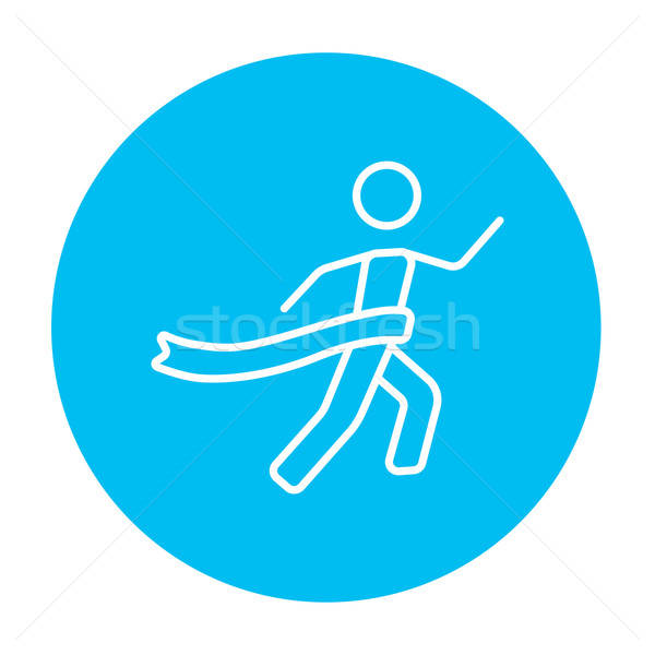 Winner Crossing Finish Line Icon Vector Illustration Andrei 600x600 Winner Crossing Finish Line Icon Vector Illustration Andrei