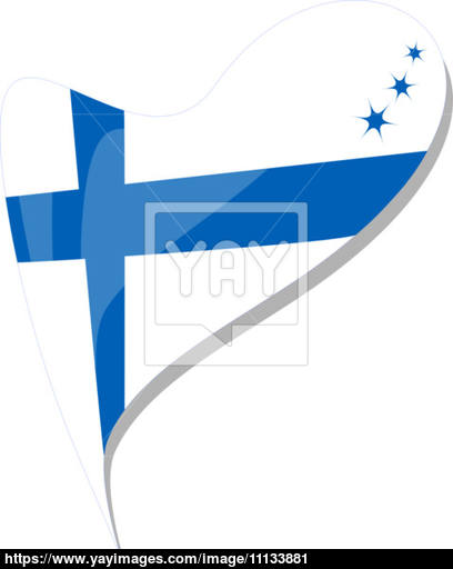 408x512 Finland In Heart Icon Of Finland National Flag Vector Vector
