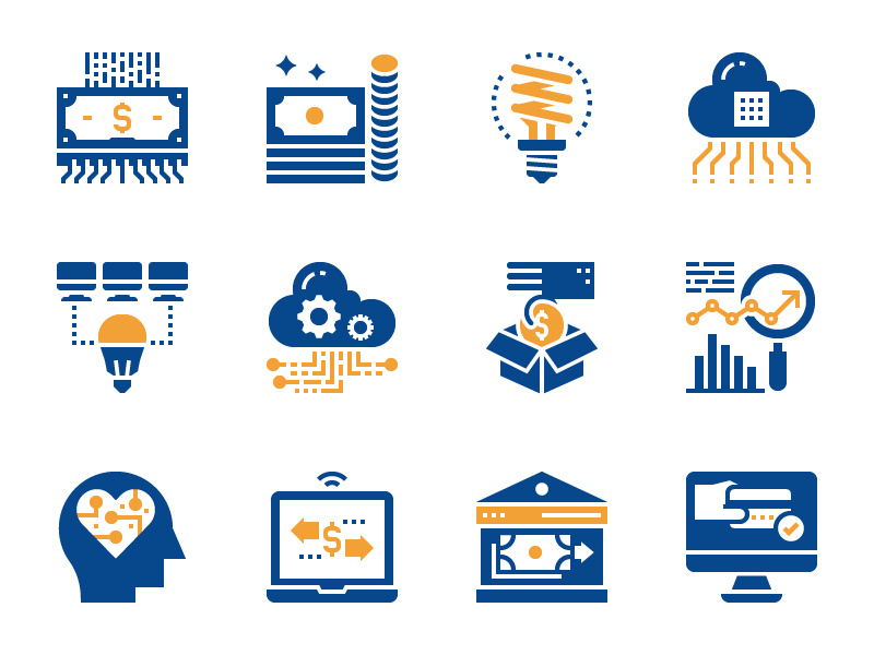 800x600 Fintech Icons