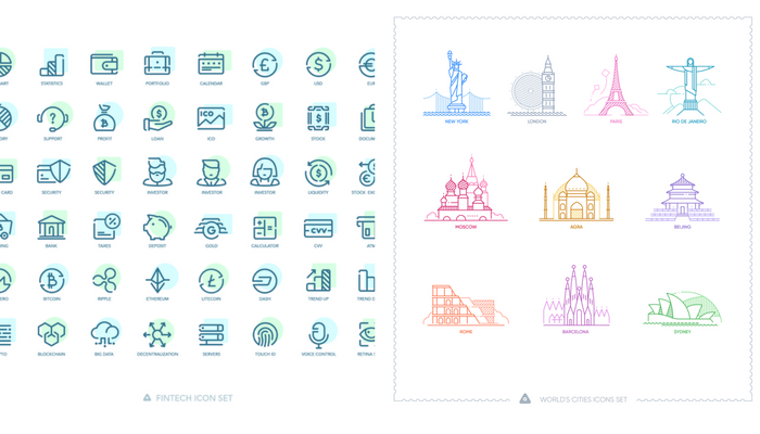 700x400 Free Downloads Fintech And World Cities Icon Sets