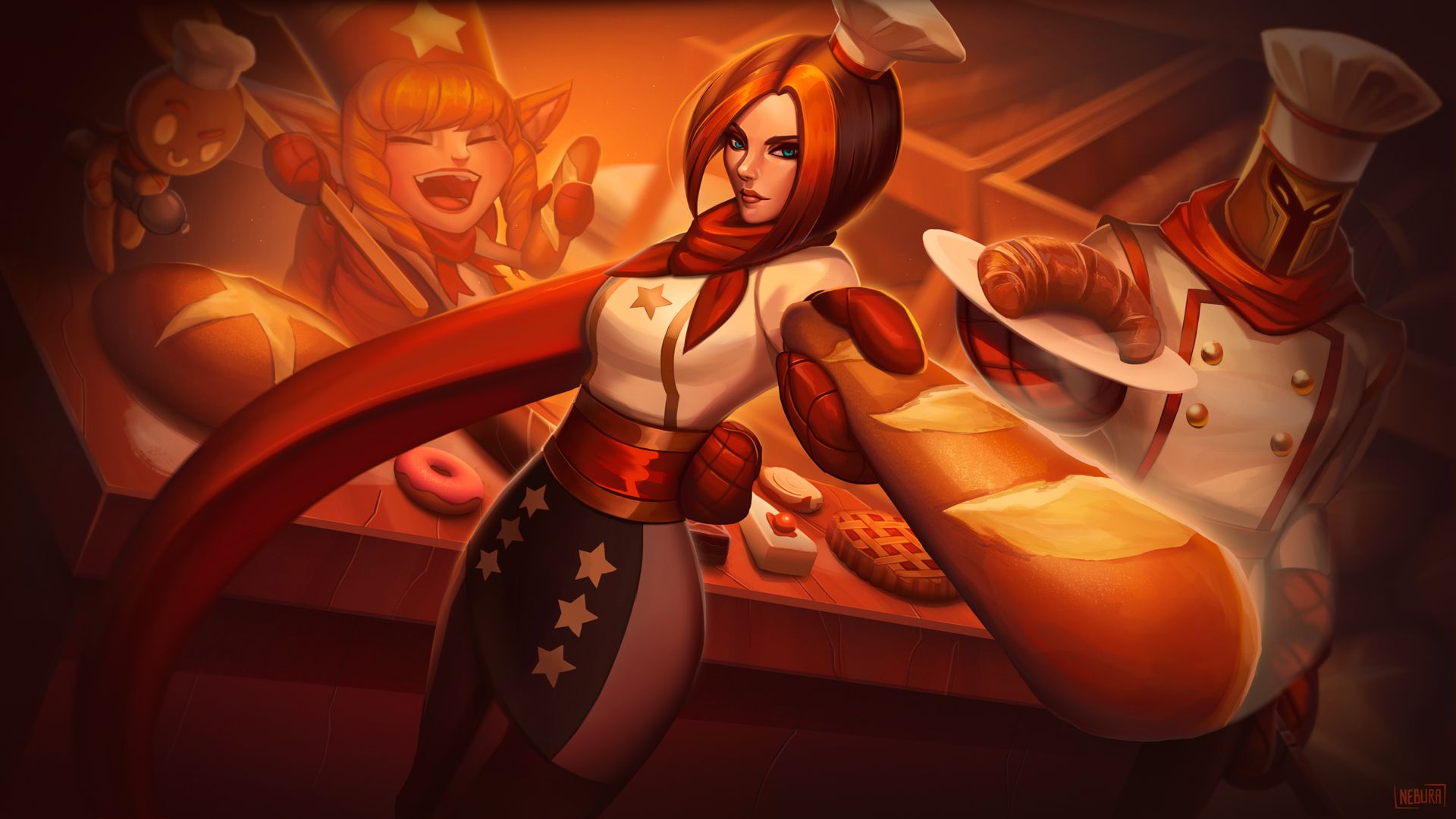 1920x1080 This Baker Fiora Skin Concept Just Got Out Fresh From The Oven!