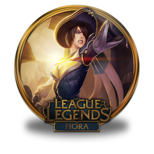 512x512 Fiora Royal Guard Icon League Of Legends Gold Border Iconset
