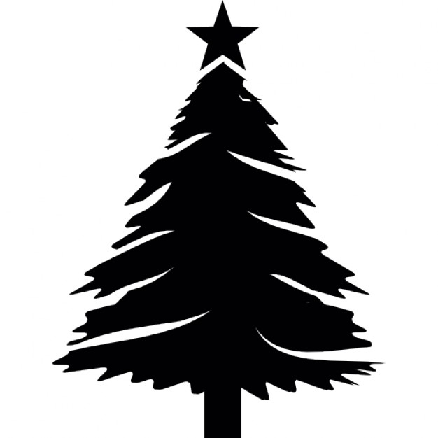 626x626 Christmas Tree Icon Vector