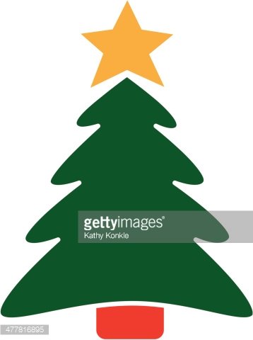 358x480 Christmas Tree Icon Premium Clipart