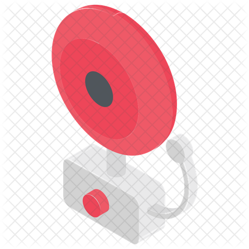 512x512 Fire Alarm Icon Of Isometric Style