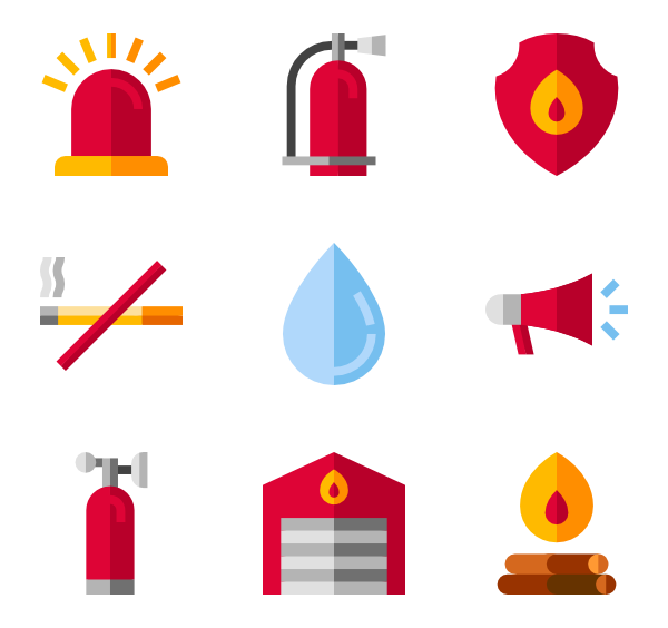 600x564 Fire Department Icon Packs