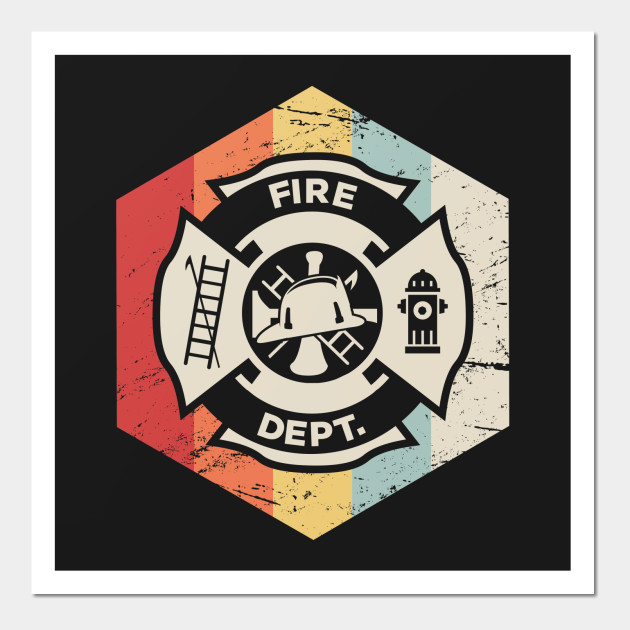 630x630 Retro Vintage Fire Department Icon