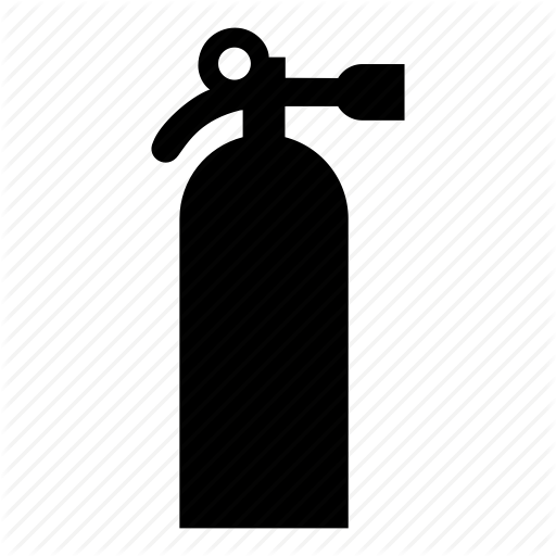 512x512 Burn, Burning, Caution, Extinguisher, Fire Extinguisher, Safety