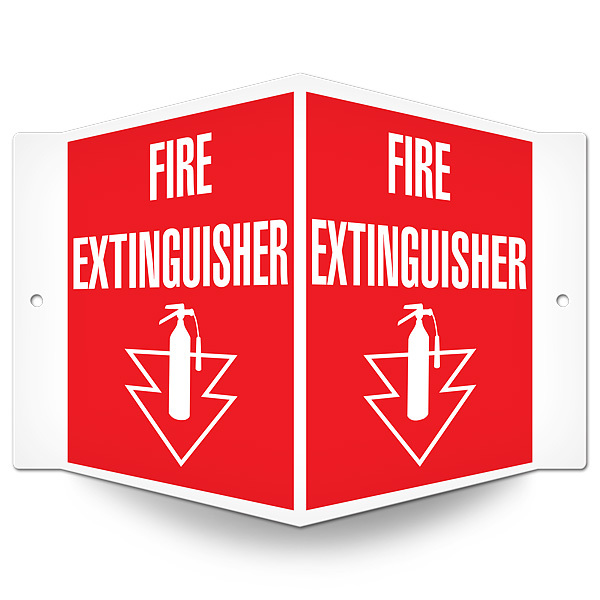 600x600 Fire Extinguisher Wall Projecting V Sign W Icon And Arrow
