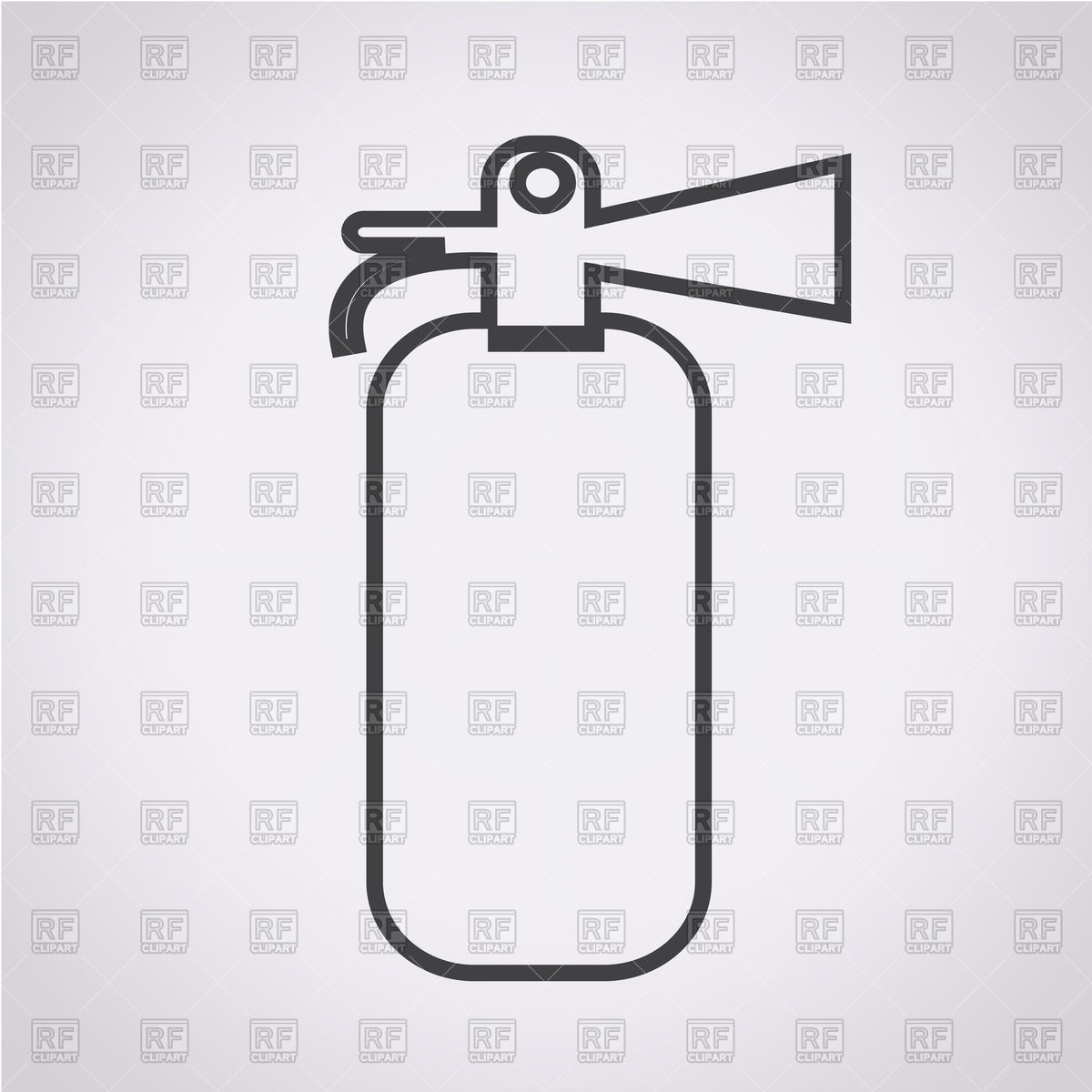 1200x1200 Fire Extinguisher Icon Vector Image Of Objects Tumdee