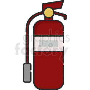 300x300 Fire Extinguisher Vector Icon Art Clipart Royalty Free Gif