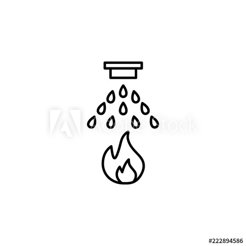 500x500 Fire Fighting System Icon Element Of Drip Watering Icon