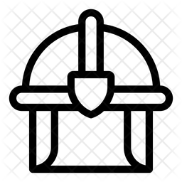 256x256 Fire Fighter Helmet Icon Of Line Style