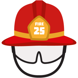 256x256 Firefighter Icon Myiconfinder