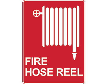 372x290 Fire Hose Reel Sign With Icon