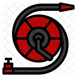 256x256 Firehose Icon Of Colored Outline Style