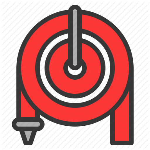 512x512 Equipment, Fire Hose, Hose, Protective, Tool Icon