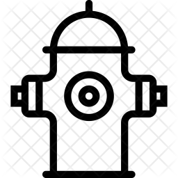 256x256 Fire Hydrant Icon Of Line Style