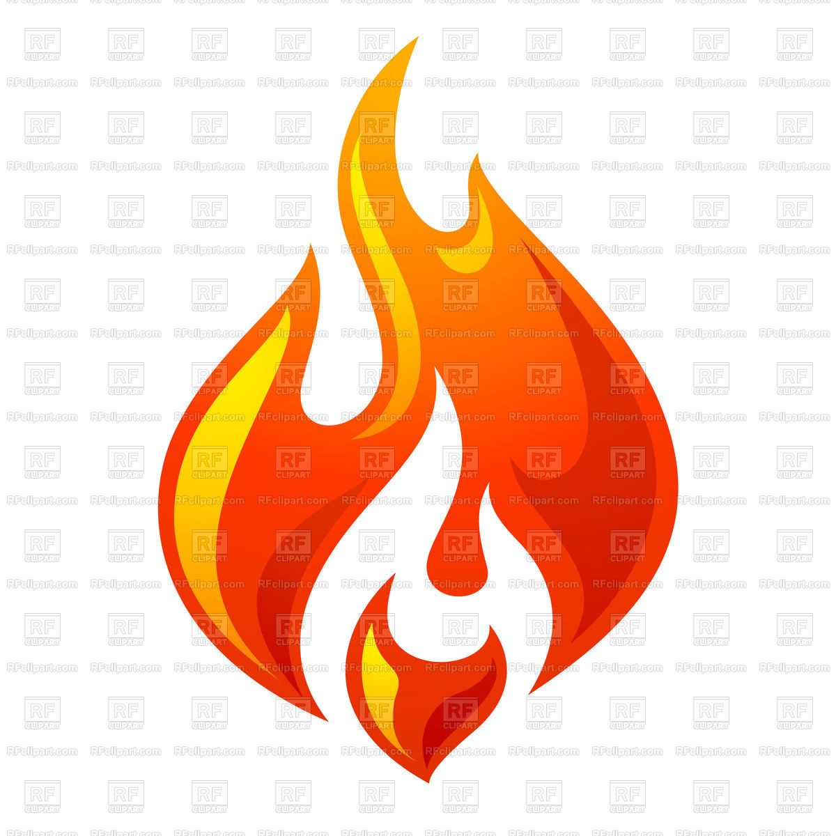 1200x1200 Fire Flame Icon On A White Background Vector Image Of Icons