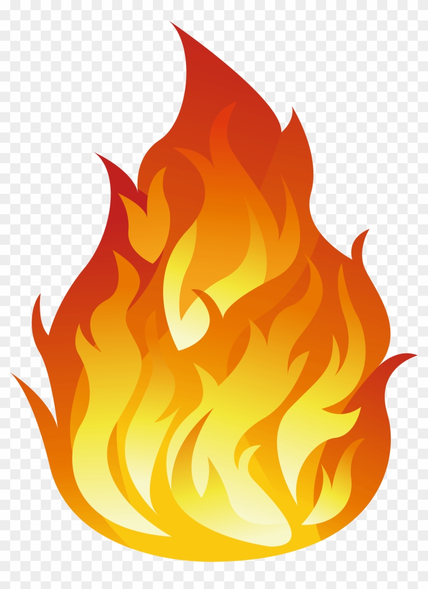 840x1155 Flames Clipart Border
