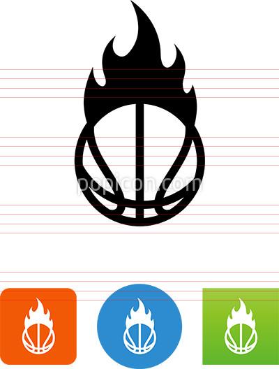 400x528 Hoops On Fire Icon