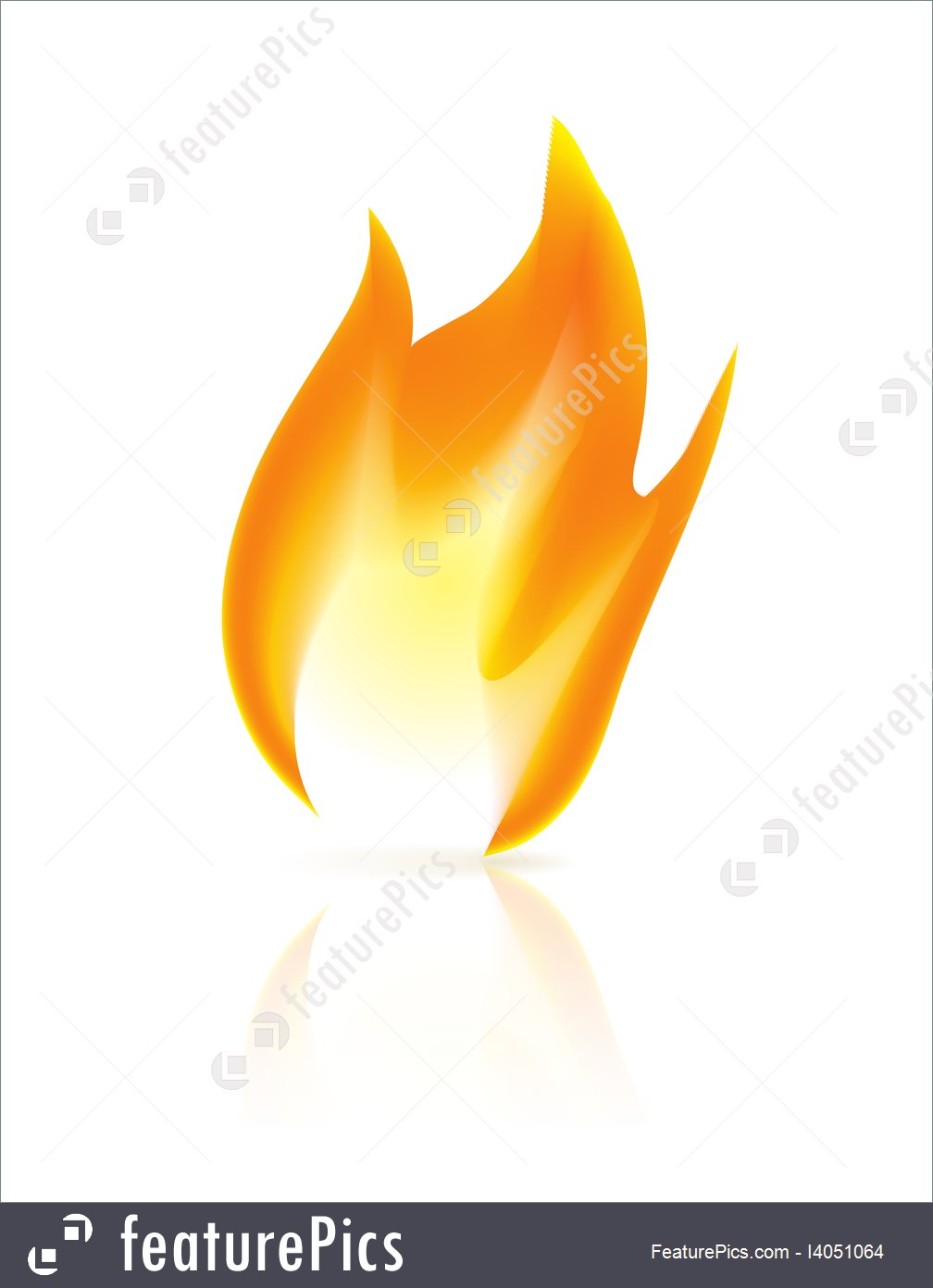 1008x1392 Emblems And Symbols Fire Icon On White Background