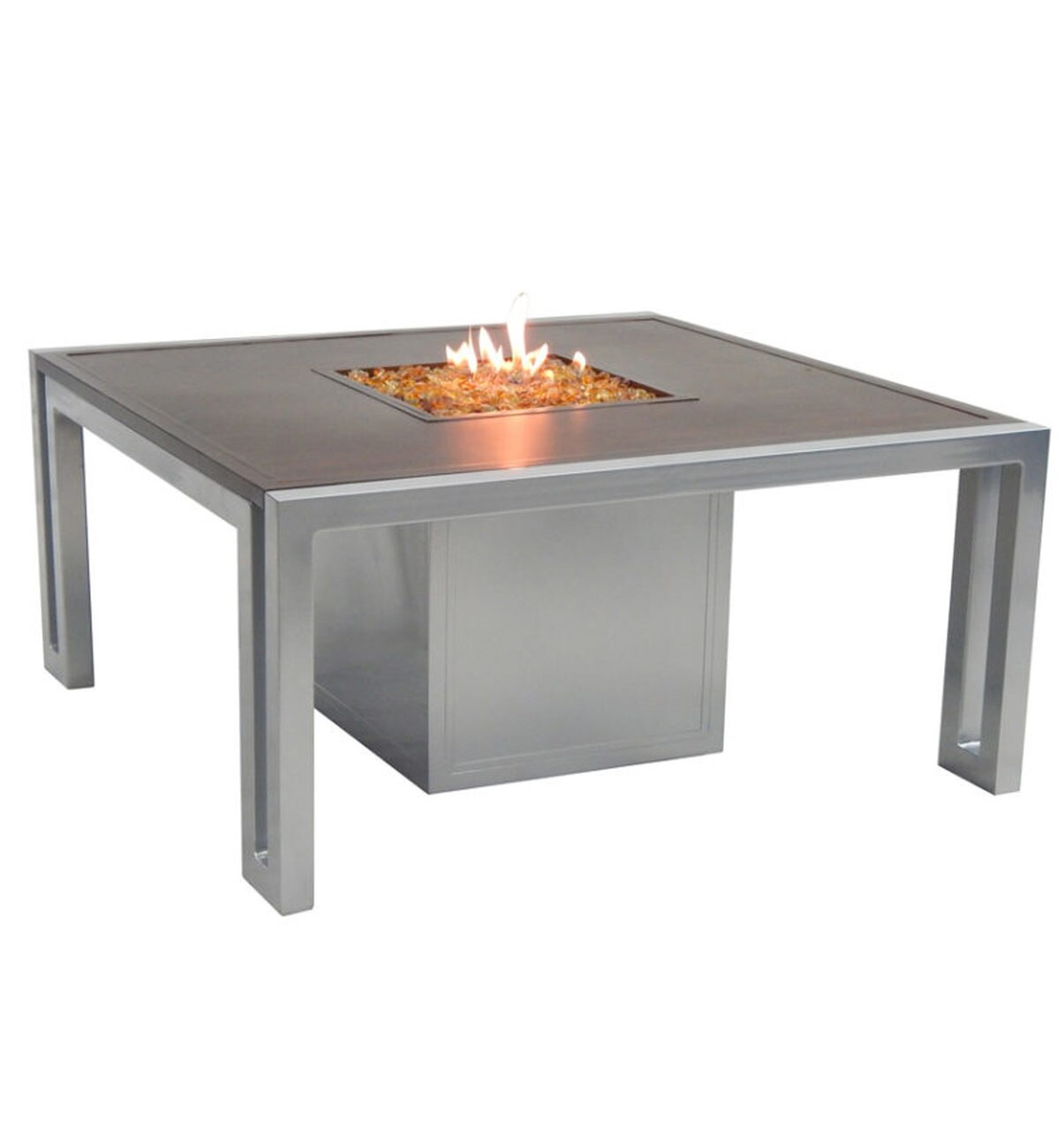 1205x1280 Castelle Icon Square Fire Pit Coffee Table Surroundings Store