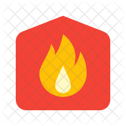 256x256 Fire Station Icon Of Flat Style