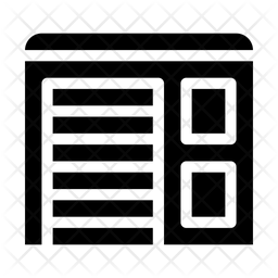 256x256 Fire Station Icon Of Glyph Style