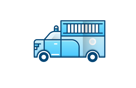 580x374 Fire Truck Icon Graphic