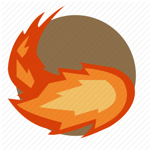 512x512 Dungeons, Fantasy, Fire, Fireball, Magic, Roleplay, Spell Icon