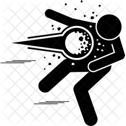 256x256 Fireball Icon Of Glyph Style