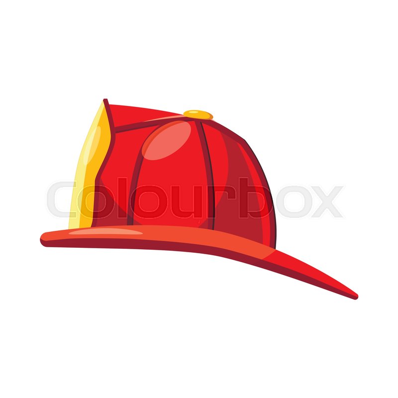 800x800 Helmet For A Firefighter Icon, Cartoon Stock Vector Colourbox