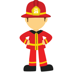 256x256 Firefighter Icon Myiconfinder