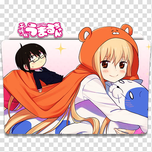 512x512 Anime Icon Himouto! Umaru Chan V, Brown Haired Female Character